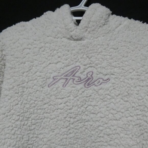 AERO | medium | Teddy / Sherpa Pullover Hoodie | Kangaroo Pocket - Picture 5 of 15